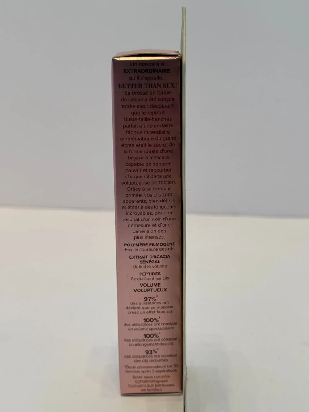 Too Faced Better Than Sex Mascara - Full Size Black Voluptuous Volume Lash NIB